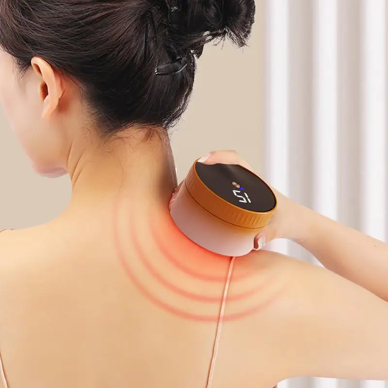 Electric Scraping Instrument 2 In 1 Small Electric Scraping And Cupping Machine Lightweight Electric Cupping Massager For Back