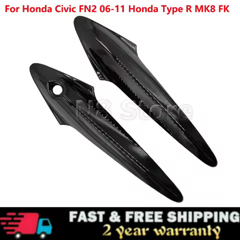 For Honda Civic FN2 06-11 Honda Type R MK8 FK Door Handle Covers Gloss Black 1503324