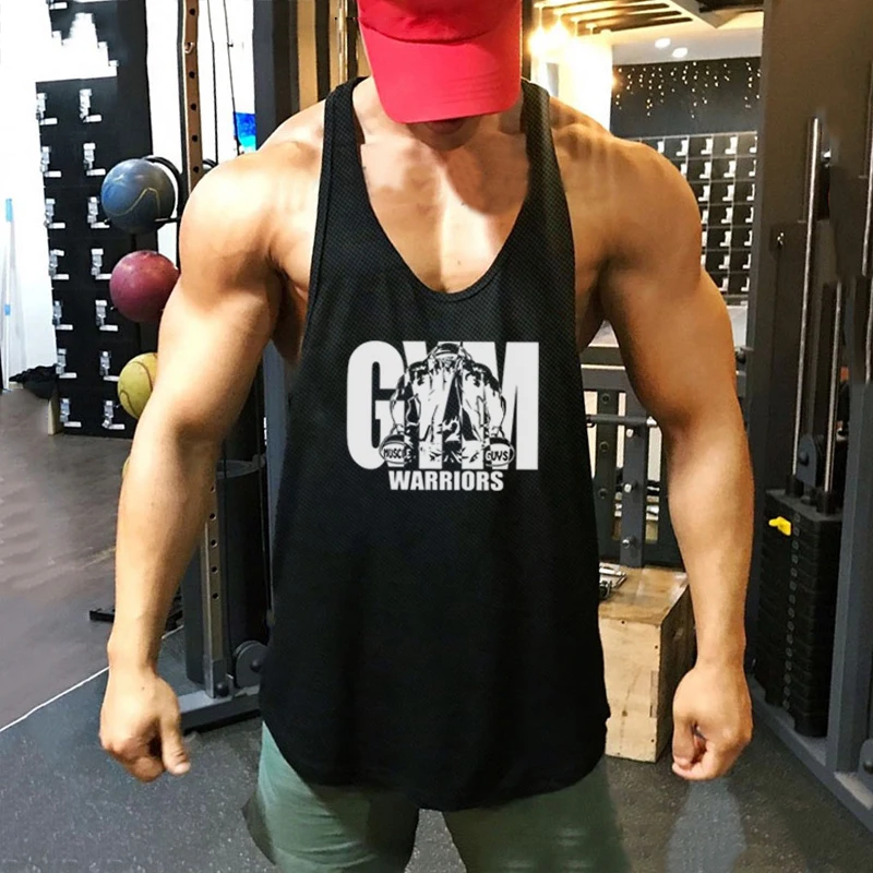 Hautfreundliche, atmungsaktive Mesh-Weste für Herren-Oberbekleidung, Sport und Fitness, leichtes Unterhemd mit Boden
