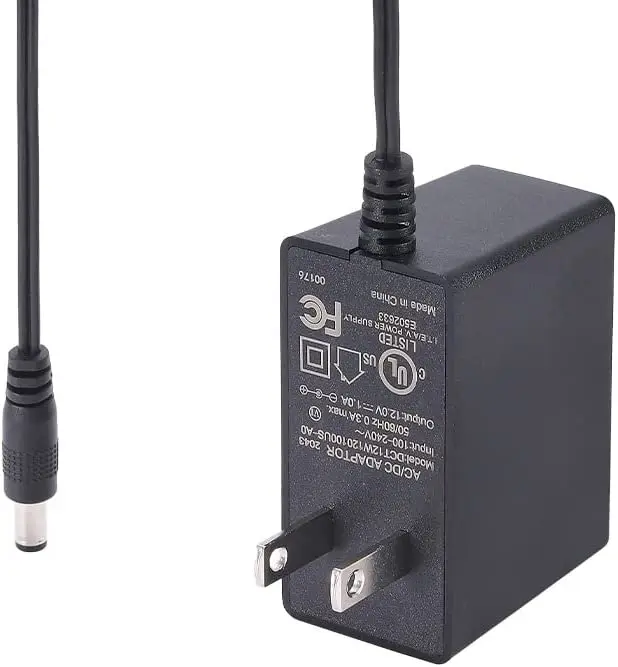 Imagem -05 - Listado Adaptador de Alimentação Eua e ue Plug 5521 Conector 1.5 m Cabo para Luzes Led 100240v ac para dc 12 v 1a 2a 3a ce ul