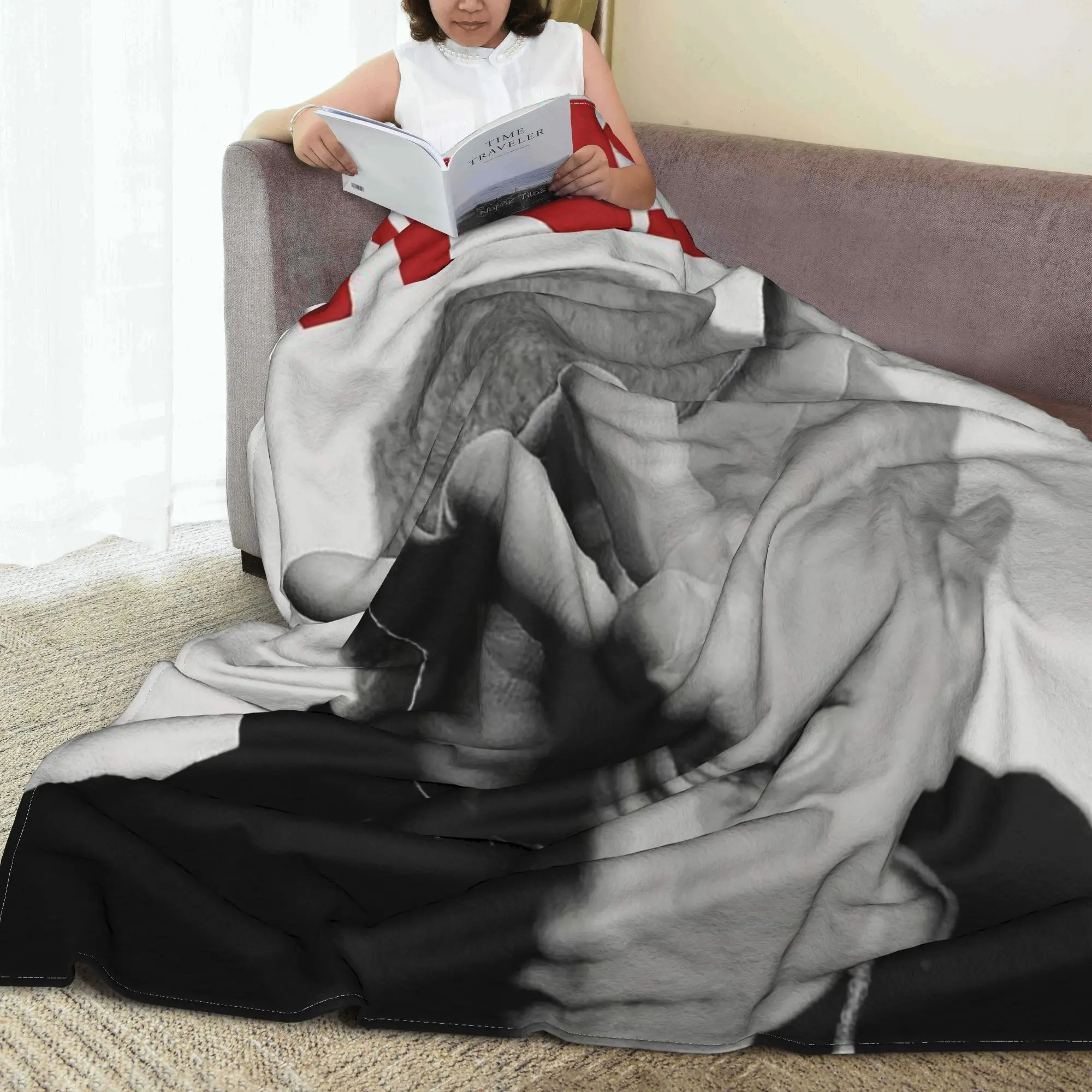 Famous Rapper Eminem Blanket Portable Fleece Sofa Throw Blanket for Home Bedroom Outdoor Throws Bedspread Quilt