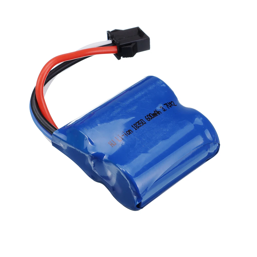 (3.7v*2) 7.4v 600mAh 18350 Akumulator litowo-jonowy i ładowarka do UDI R/C UDI001 UDI011 Venom Speed Boat Akumulatory 7,4 V Wtyczka SM-4P