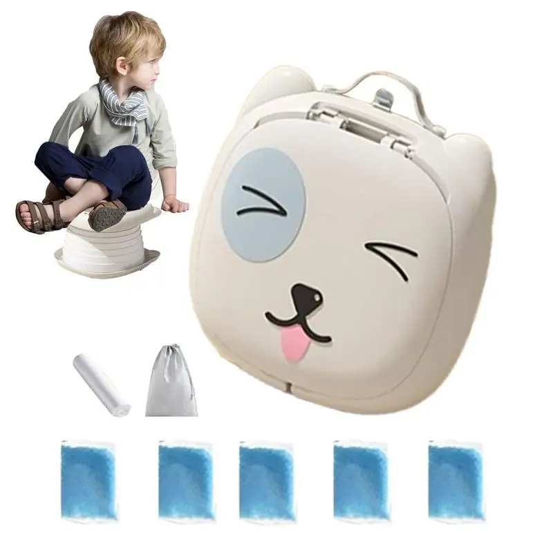 Portable Potty For Toddler Travel Folding Kids Portable Car Potty Foldable Car Toilet Portable Foldable With Absorbent Paper