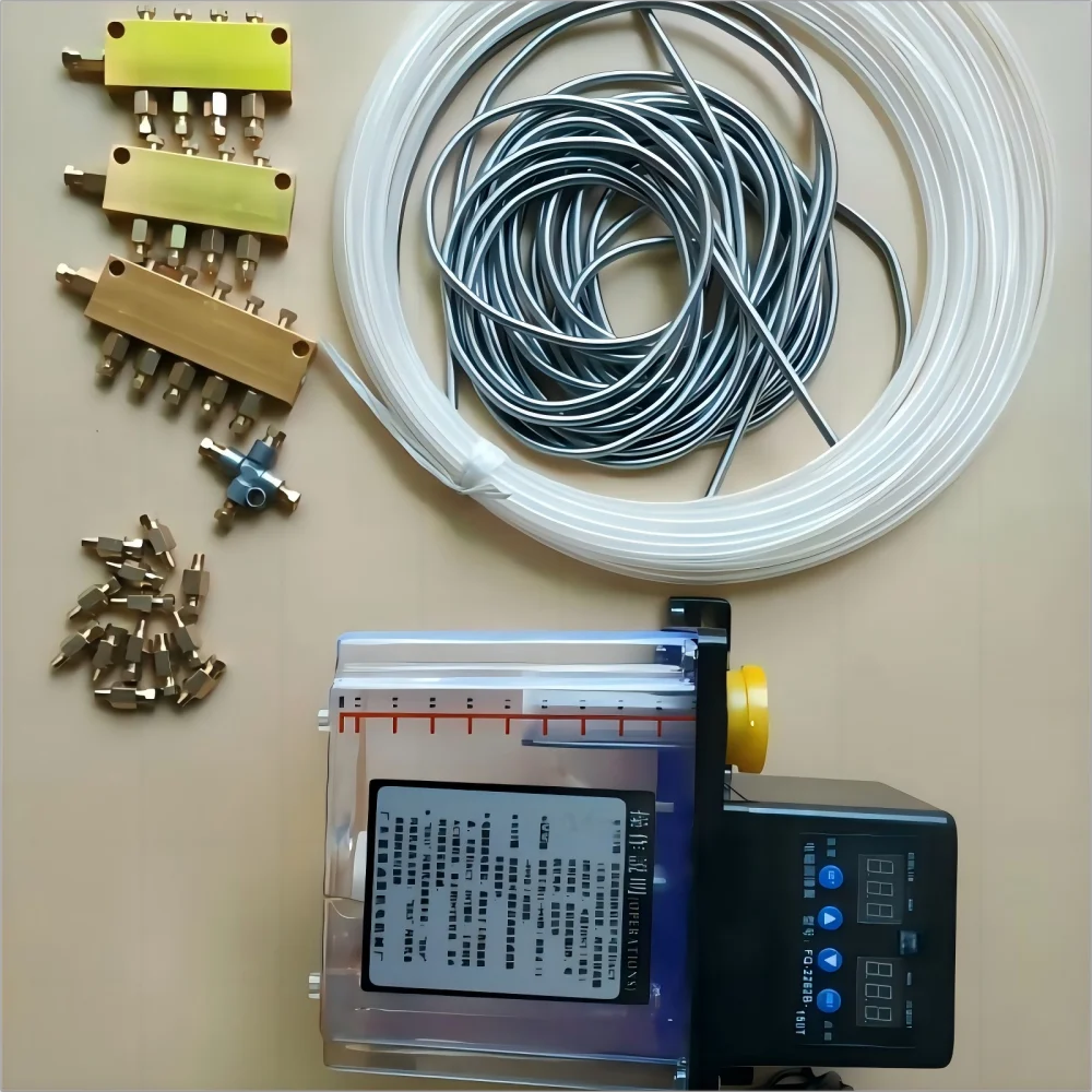 Full set 1.5L 220V/110V AC Electric Auto Lubrication Pump CNC Engraving Router machine Automatic Oil Pump