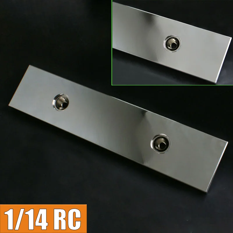 1pcs Metal Simulation Metal Front Bumper Cab Bumper Upgrade for 1/14 Tamiya RC Truck King Hauler 56301 56344 LESU Car