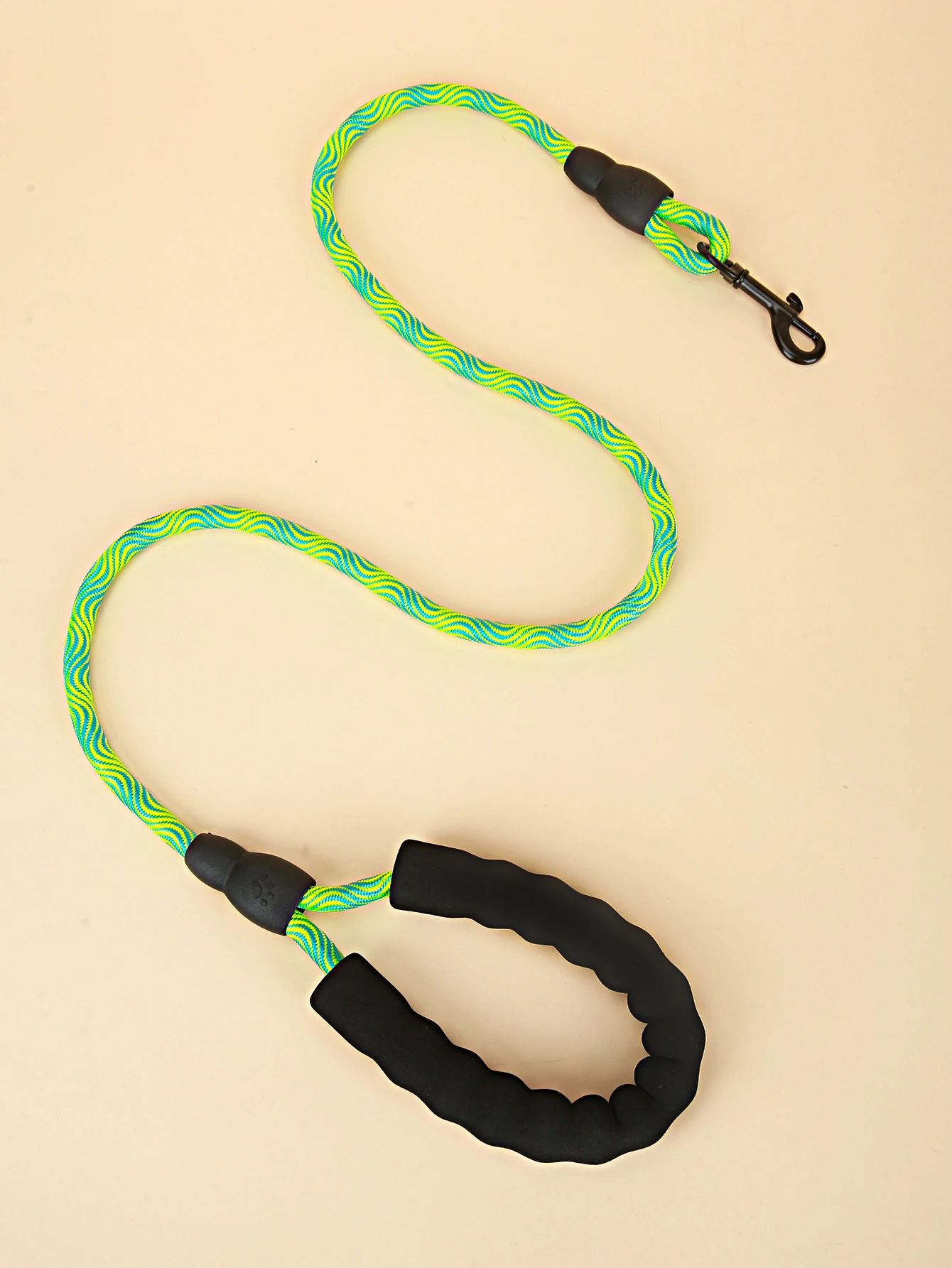 1pc Pet Dog Leash Chest Strap Collar Green Wavy Dog Leash Small Dog Medium Dog Leash