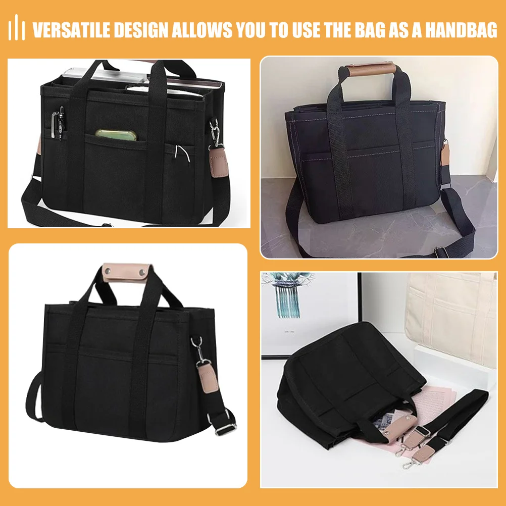 حقيبة يد قماشية للنساء حقيبة كتف ذات سعة كبيرة أنيقة ومتينة ومتعددة الاستخدامات على الشاطئ حقيبة كروس محمولة