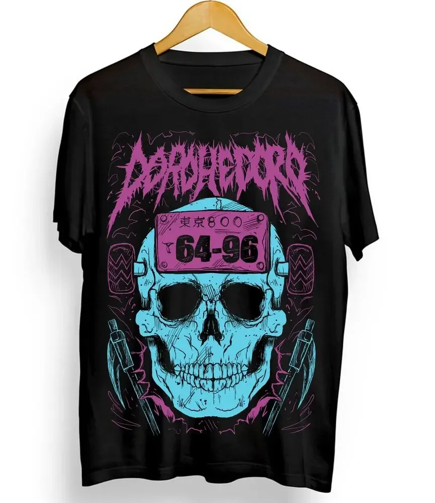 Dorohedoro Ebisu T-shirt Noi Kaiman Nikaido Horror Anime Black Shirt All Size
