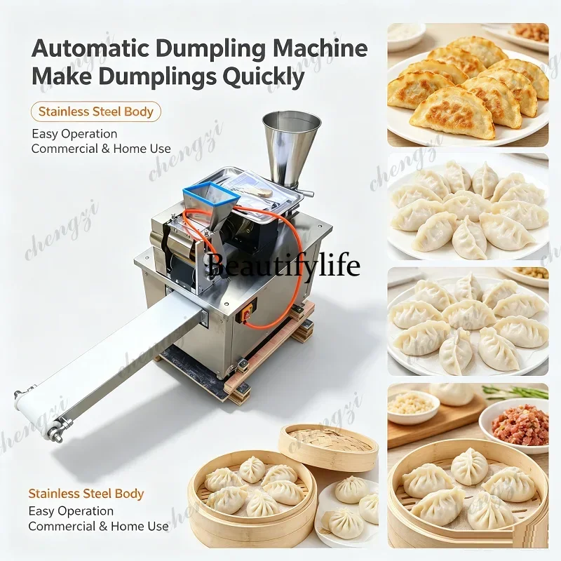 JMC80 Dumpling Machine Commercial Empanada Samosa Curry Puff Spring Roll Maker Stainless Steel Wrapper Filling Forming Equipment