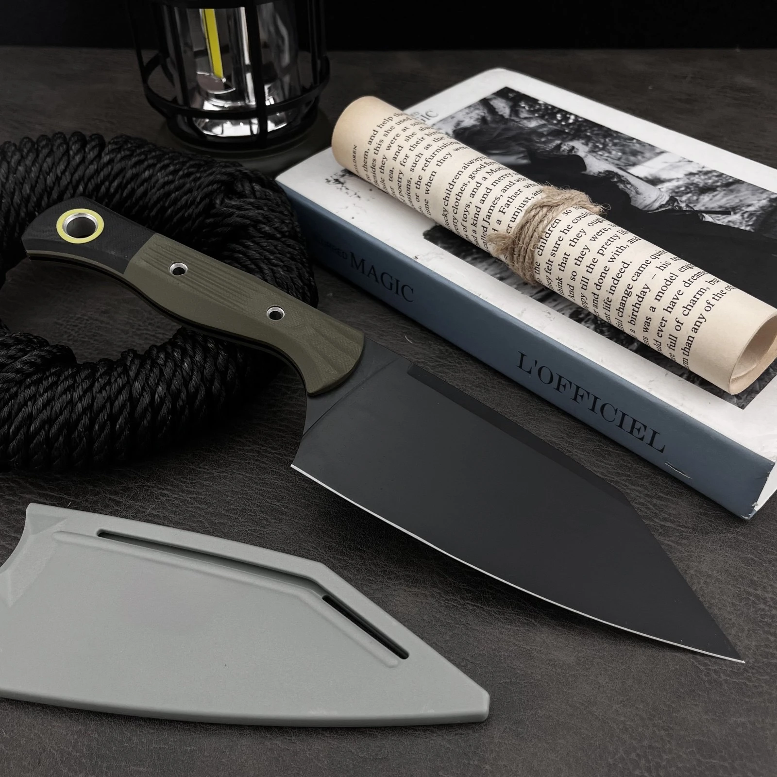 

BM 4010BK-01 Kitchen Fixed Blade Knife D2 Steel G10 Handle Portable Outdoor Fruit Knives Tactical Camping Hunting Hiking Tools