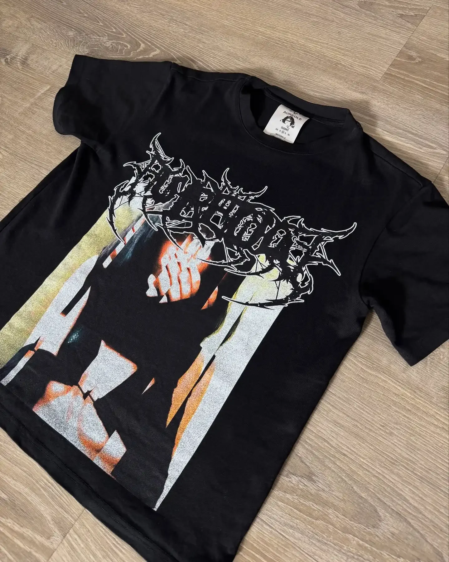 

Cyber Y2K Графическая футболка Хлопковая футболка с коротким рукавом Уличная одежда Винтажный этнический топ унисекс для мужчин и женщин Летняя повседневная футболка под