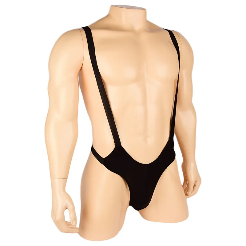 Gelo Translúcido Fragmentos Roupa Interior para Homens, Colete Alto Corte, Teddy Thong, Collant Sexy, Bodysuit Mankini, Lingerie Erótica