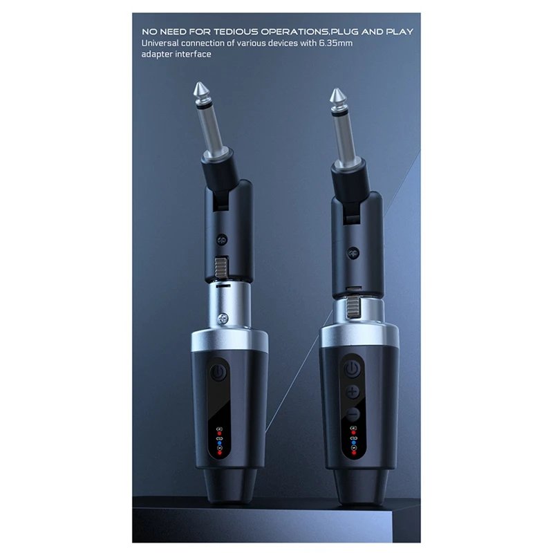 محول ميكروفون جديد XLR نظام محول ميكروفون لاسلكي جهاز ريسيفر استقبال وإرسال للجيتار الميكروفون الديناميكي