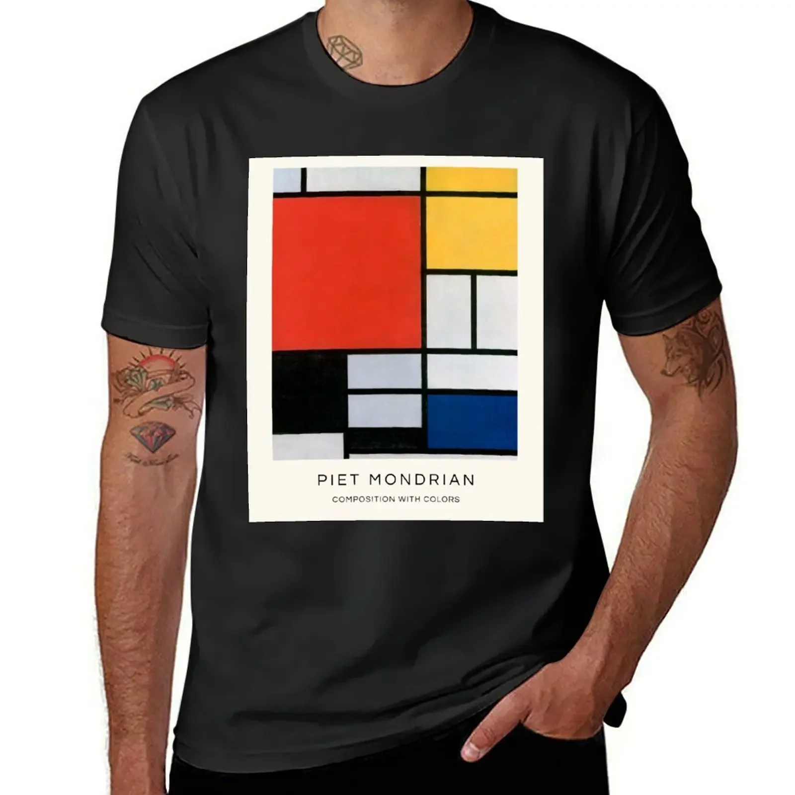 

Color Composition by Piet Mondrian T-Shirt shirts graphic boys whites Louboutins anime shirt mens white t shirts