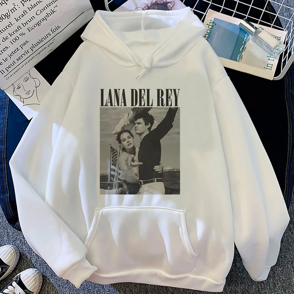 Lana Del Rey-Sudadera con capucha para mujer, ropa de calle estética de los años 90, y2k