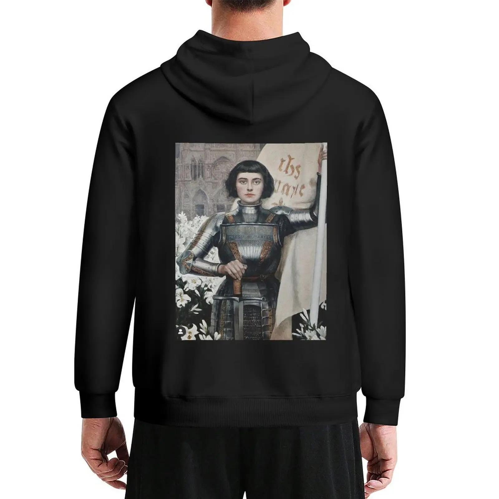 

Joan of Arc Hoodie autumn new products male clothes japanese style anime clothes man hoodie