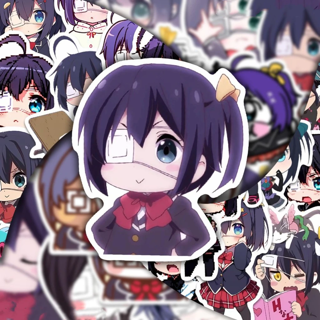 Love, Chunibyo & Other Delusions Takanashi Rikka Student Cup Waterproof Sticker Cell Phone Tablet Motorcycle Notebook Stickers