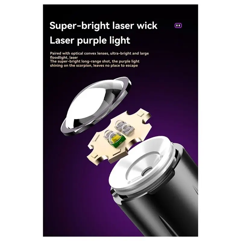 Super Bright Scorpion Special Light Rechargeable Outdoor LED For Scorpion Breeding, Outdoor Lighting, Banknote Detection
