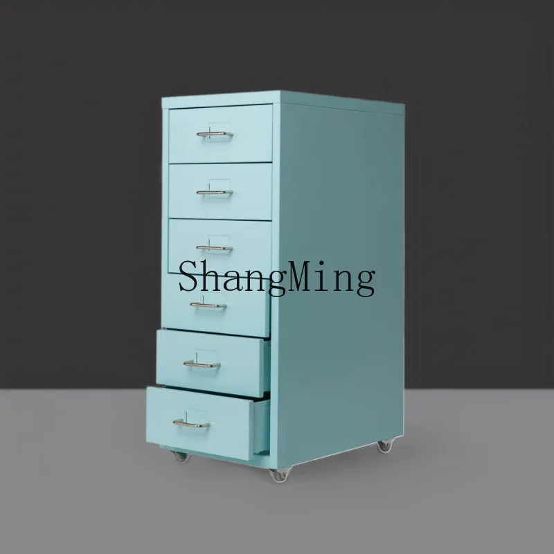 

FG multi-color locker steel storage drawer cabinet table edge tin cabinet