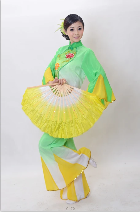 New Ethnic Yangko Costume Dance Waist Drum Costume Fan Dance Ethnic Dance Costume Performance Costume Women's Performance Costum