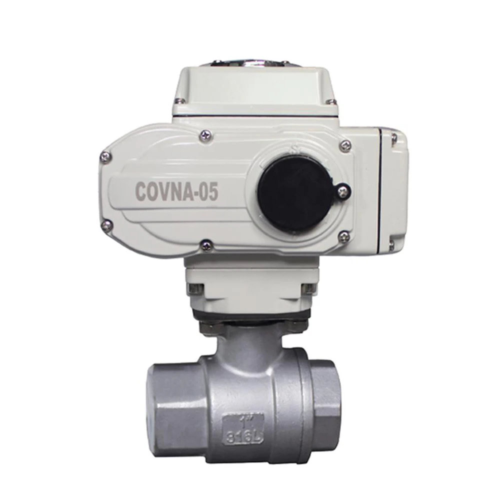 PN40 2PC DN15 1/2 Inch 220V 12V Stainless Steel Wenzhou Electric Control Ball Valve