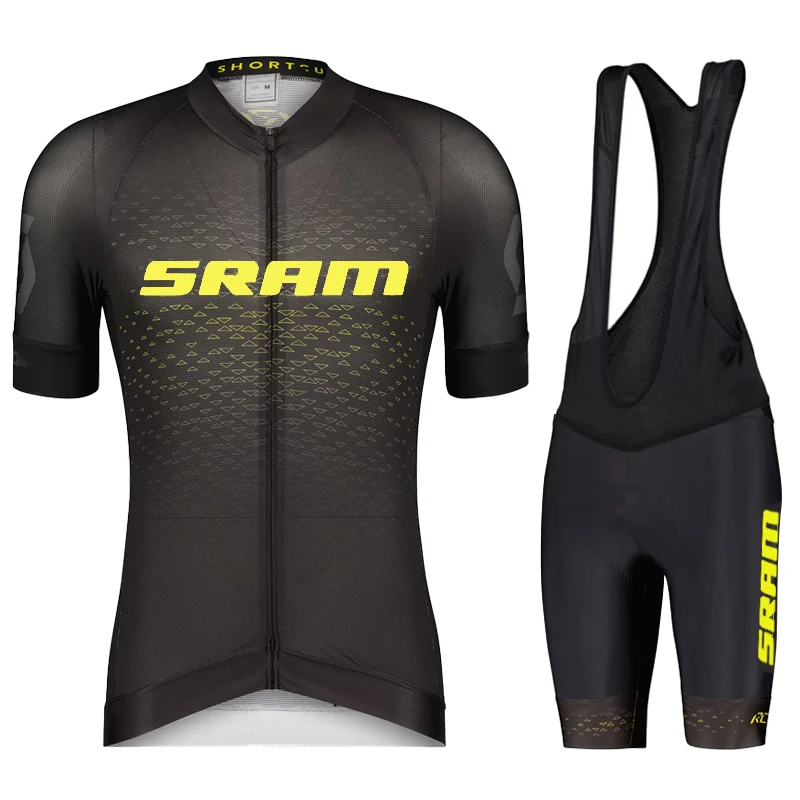 

Jersey Cycling SRAM Mtb Male Clothing Bycicle Summer Bike Clothes Mens Cycle Men's Jacket Man Equipment 2025 Shorts Sportswear