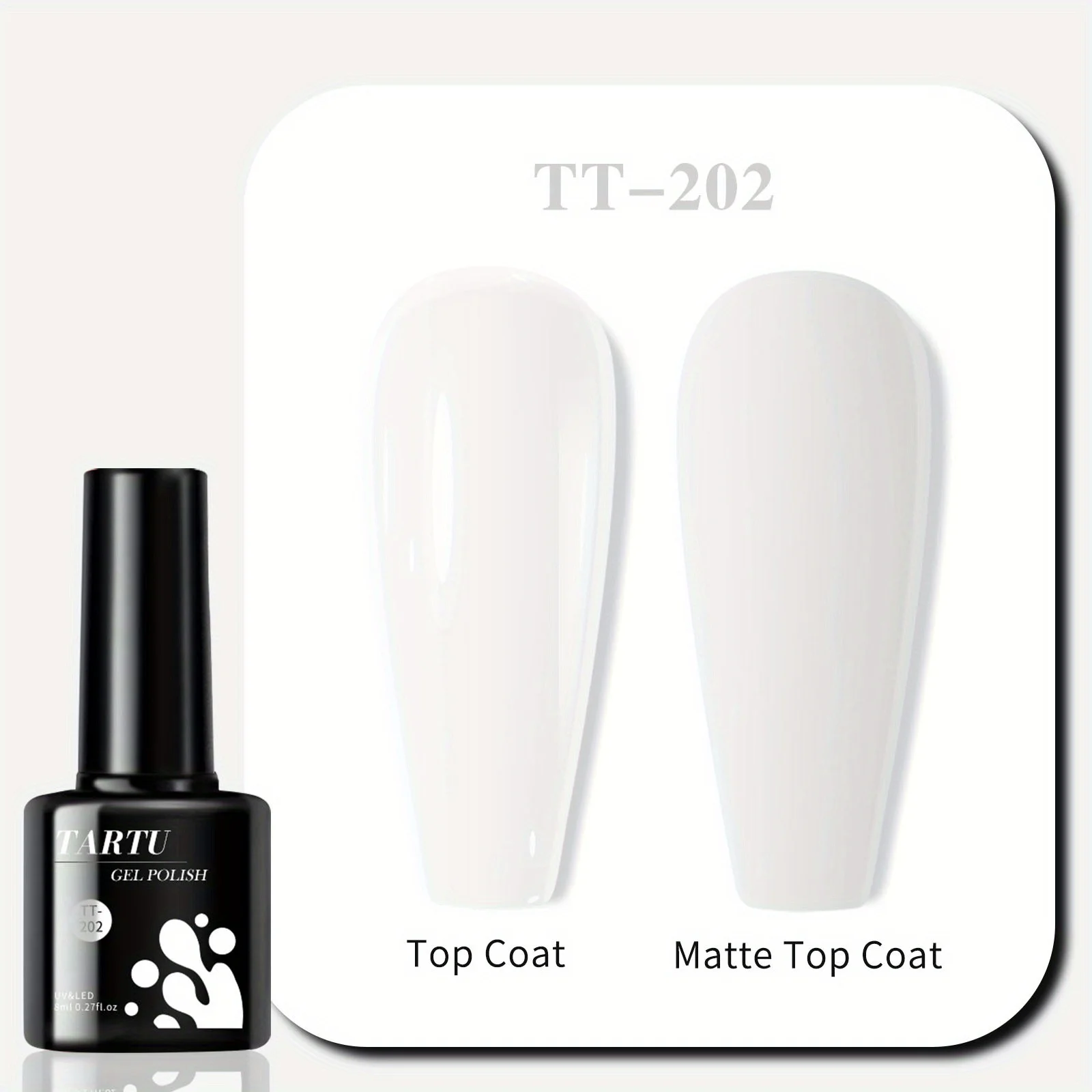 طلاء أظافر جل، 8 مل LED/UV، أبيض لجميع المواسم، يدوم طويلاً، هدية مانيكير لصالونات التجميل المنزلية للنساء