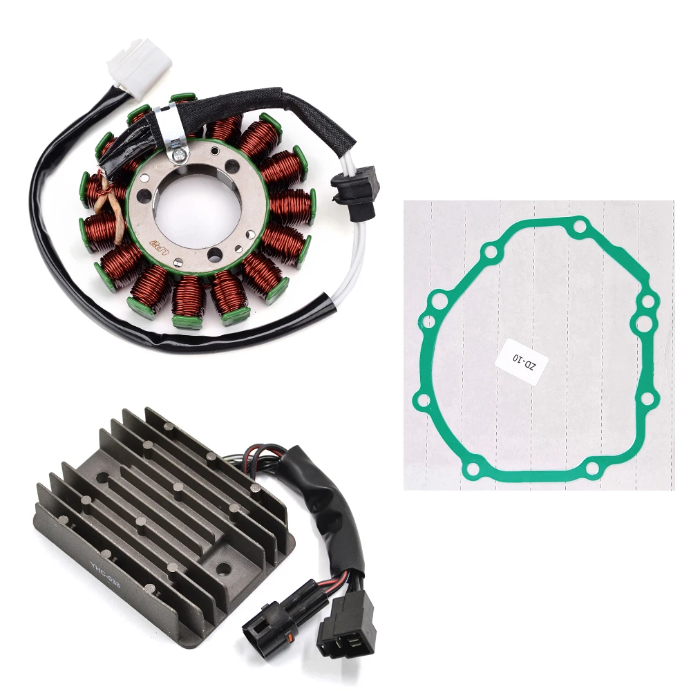 

GSX R1000 Stator Coil Gasket Kit +Voltage Regulator Rectifier for Suzuki GSX-R1000 GSXR1000 GSXR 1000 2005-2006