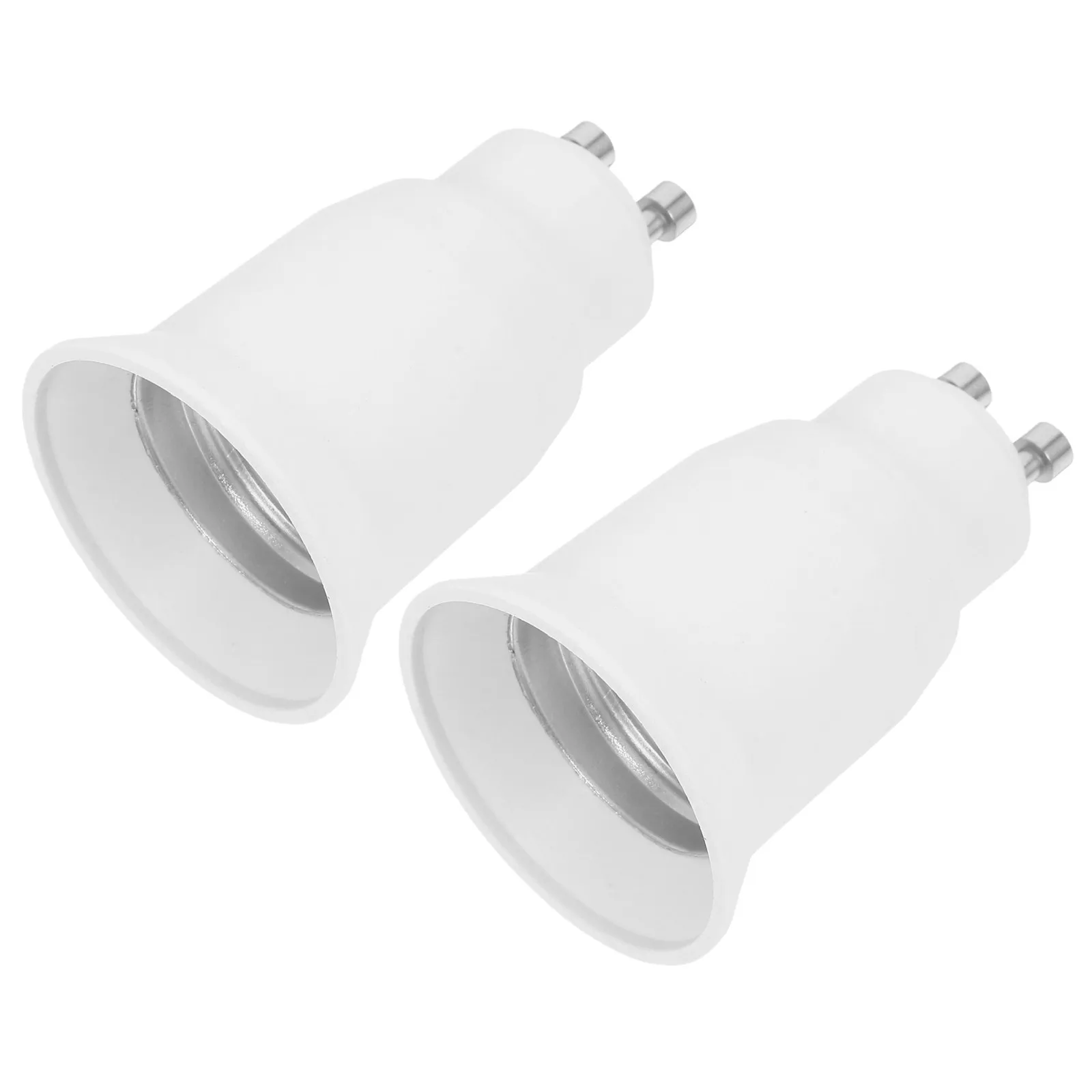 2Pcs Light Base Holder G9 to E27 Socket Converter High Temperature Resistant Lamp Bulb Adapter Secure Connection for Home Office