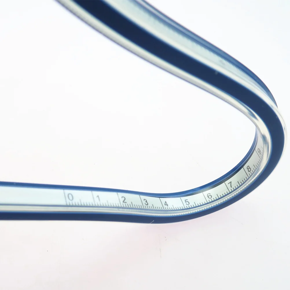 

Flexible Curve Ruler 40cm Durable Plastic Measuring Tape for Drafting Surveying Dress Making Flexible Measuring Tape