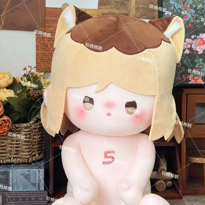 

40CM Anime Haikyuu!! Kozume Kenma Attribute Sitting Posture Plush Doll Cartoon Cotton Mascot Ornament Stuffed Toys Plushie Gift
