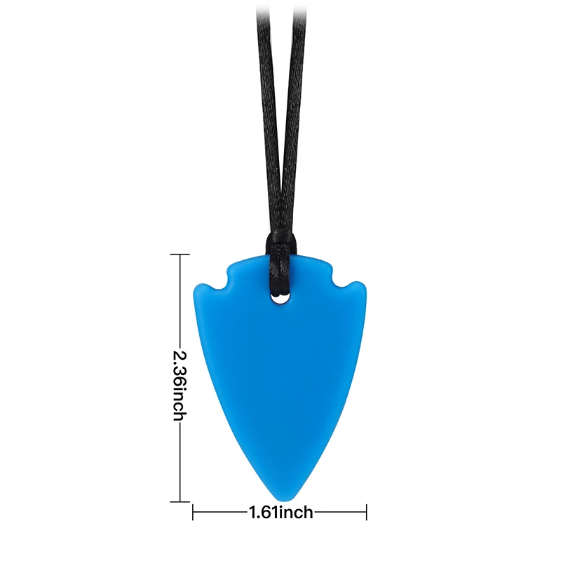 Sensory Chew Necklaces Silicone Teethers Chewable Silicone Necklaces for Kids with Autism, ADHD Special Oral Motor Need
