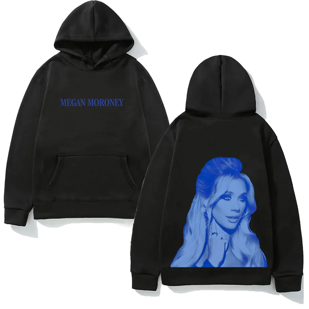 Am I Okay? Face Hoodie 2025 New Megan Moroney Casual Sweatshirt with Pocket Fleece Clothes Unisex Punk Fleece Hoody