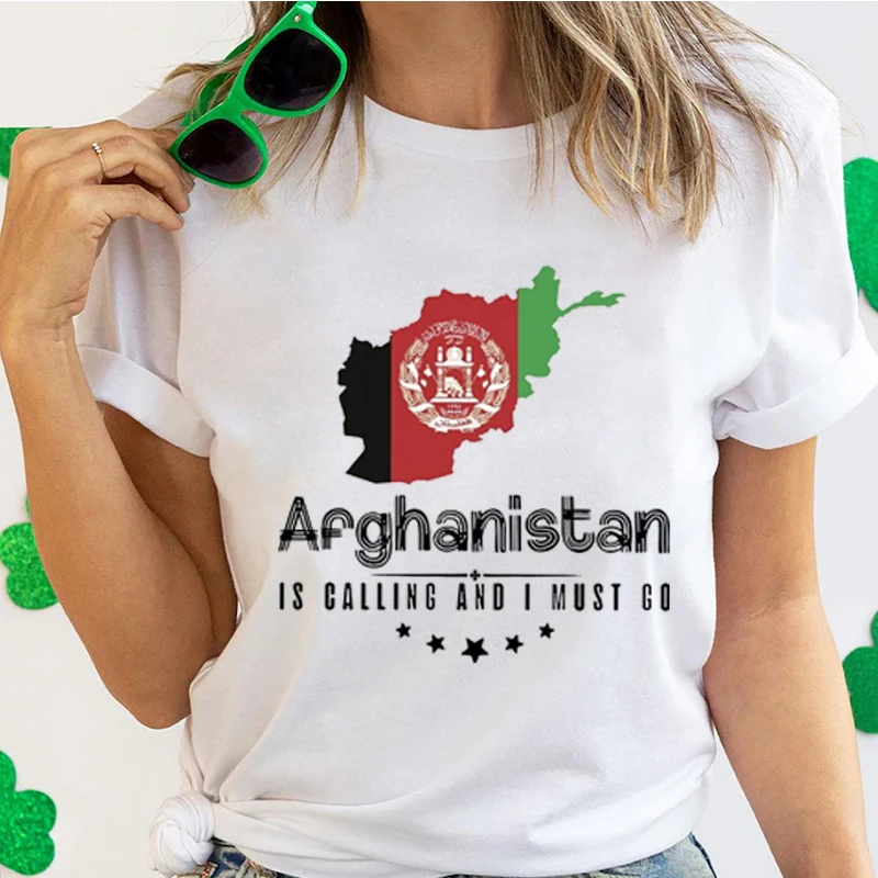 Afghanistan Oversized T-Shirts, Muslims, Comfortable Travel to Kabul, Afghanistan,Afghanistan Flag T-Shirts,Harajuku Casual Tops