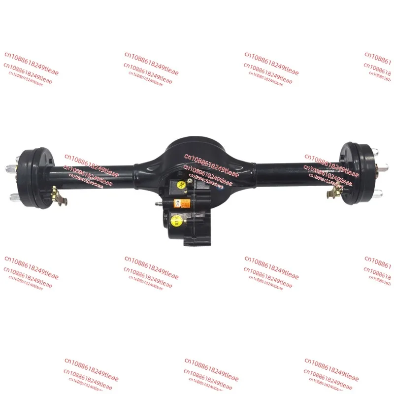 

Electric Tricycle Rear Axle Assembly, Integrated Differential Split Tooth Power Motor Disc Brake Rear Axle Accessories for Trike