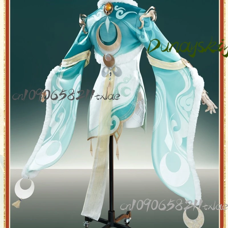 

Genshin Impact Adeptus Zibai White Horse Immortal Cosplay Costume Preorder Luxe Silk Robe Detailed Embroidery Anime Game Charact