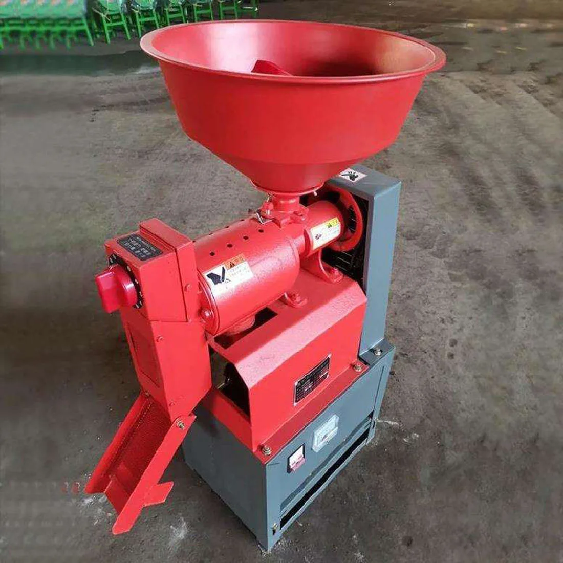 Rice mill commercial large-scale three-phase medium-sized new flour milling dual-purpose I machine peeling machine flour milling