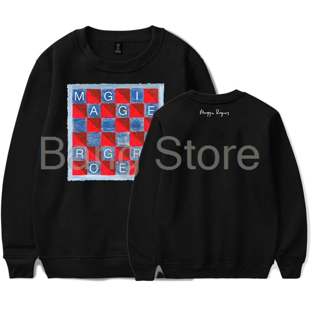 Maggie Rogers Checkmate Crewneck Sweatshirts Women Men Long Sleeve Fashion Pullover Clothes