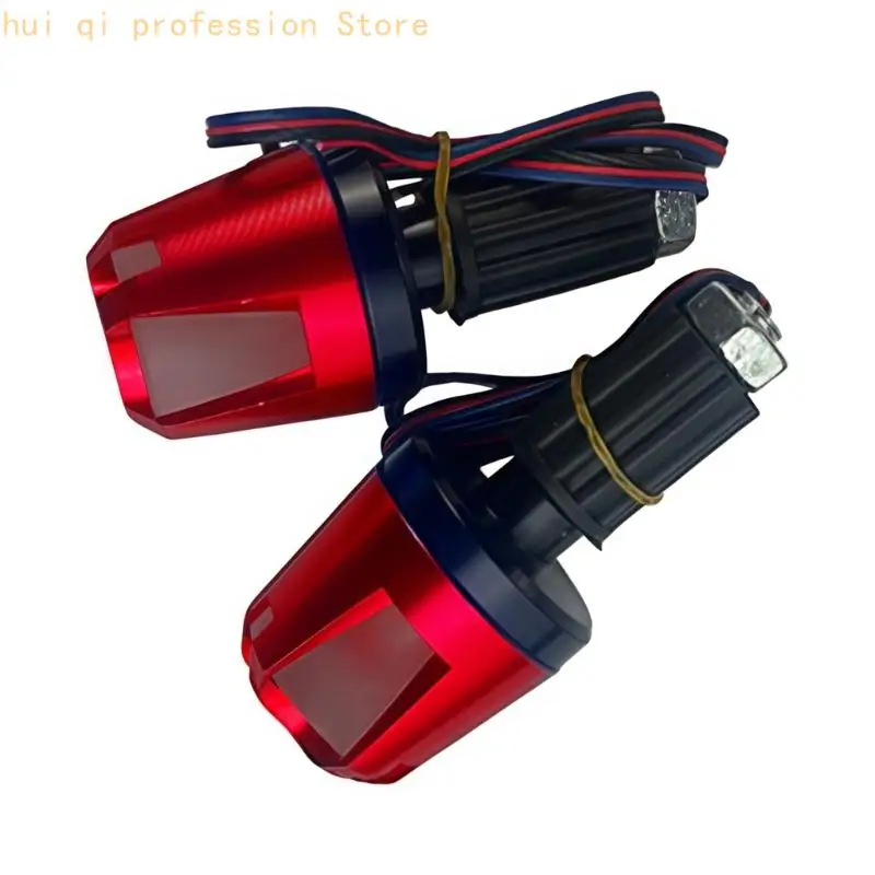 Motorrad-Griff-Endkappe, Lenker-Endstopfen mit LED-Licht, stoßdämpfende Gummischicht für sanfte und ruhige Fahrten – Detail 8