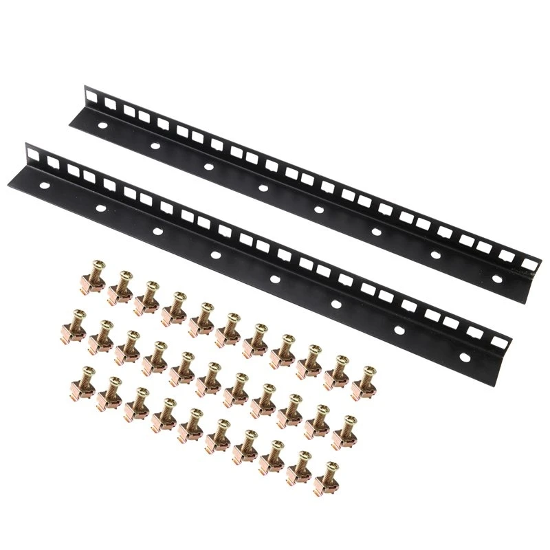 【VALUE MONEY】Kit de colonnes pour armoire 8U, rails de rack standard 19 pouces pour serveur DIY