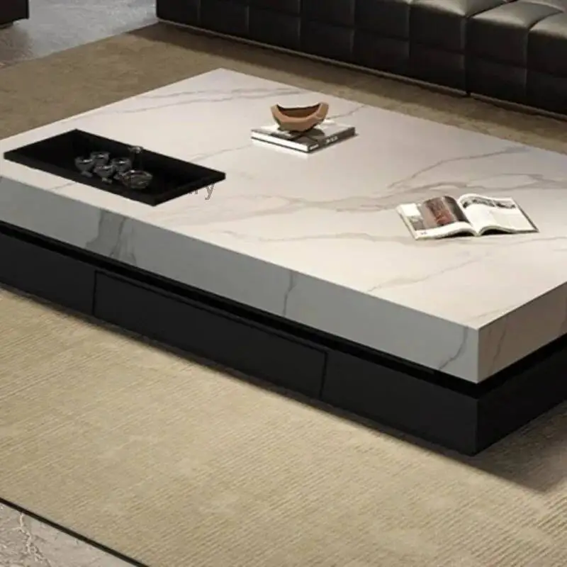 

Итальянский журнальный столик-органайзер, простой, роскошный, прозрачный, эстетичный, для гостиной, мебель и аксессуары