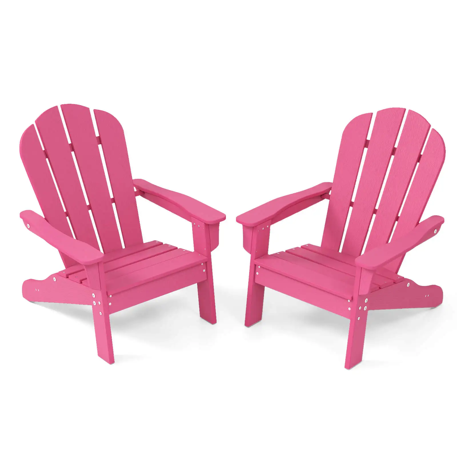 2PCS Kids Adirondack Chair w/ High Backrest Armrests Fire Pit Chair for Kids