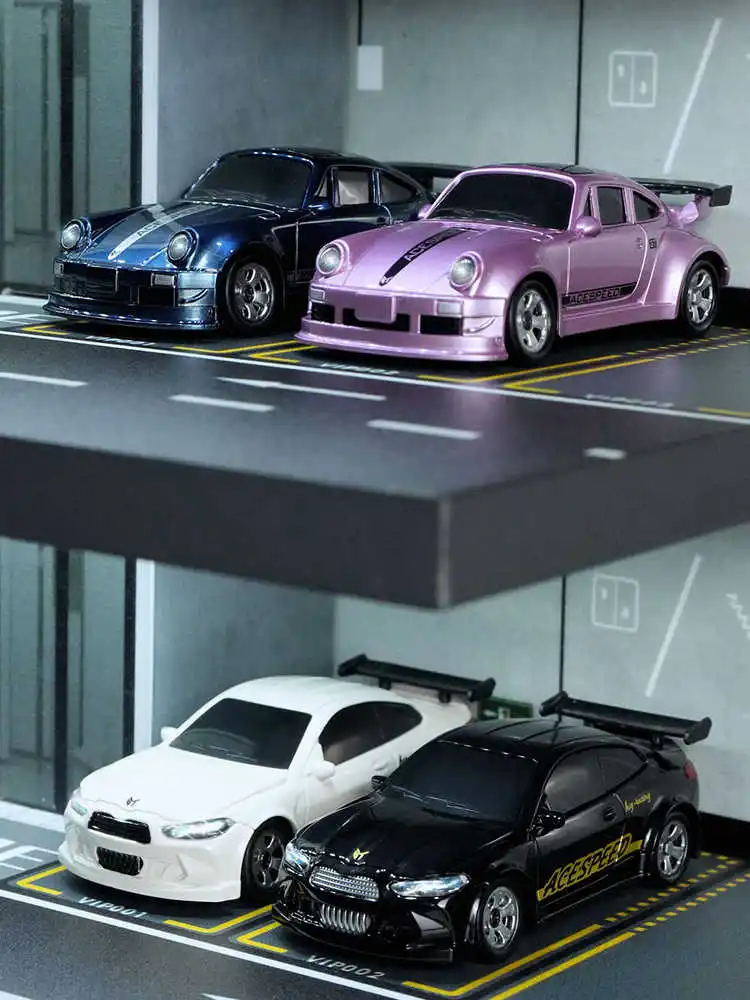 Fqd23/Fqd25 1/64スケール高速RCカー 2.4G 4WDミニリモコン ドリフトレーシングシミュレーションカーモデルおもちゃ 子供向けギフト