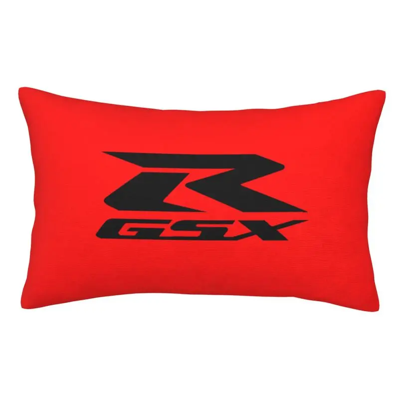 Custom Motorcycle-Suzukies Motor GSXR Racing Velvet Nordic Pillow Cases Rectangle