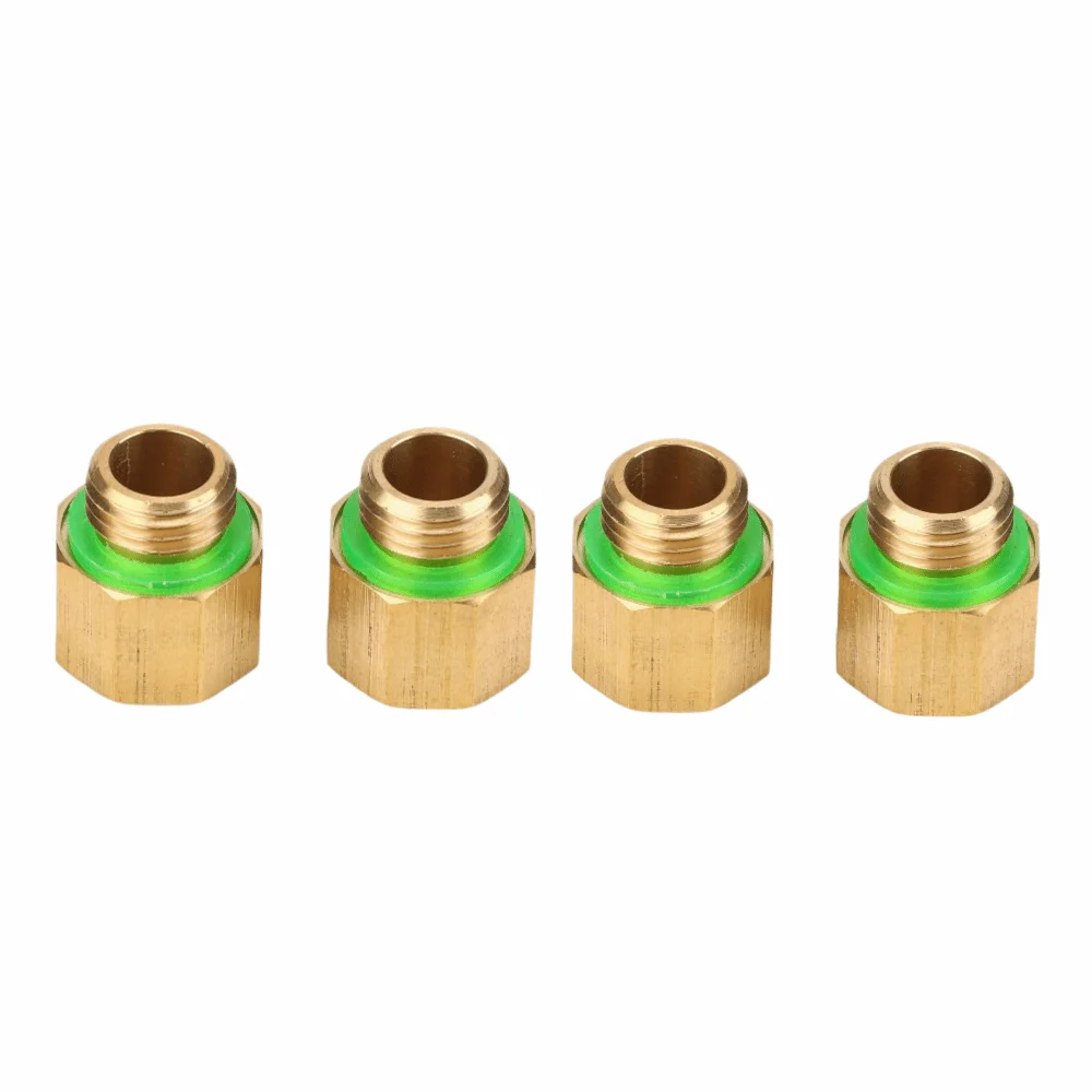 4PCS Brass High Pressure Sprayer Reducer Adapter M18 Internal Thread To M14 External Thread Lightweight Irrigation Spray Adapter