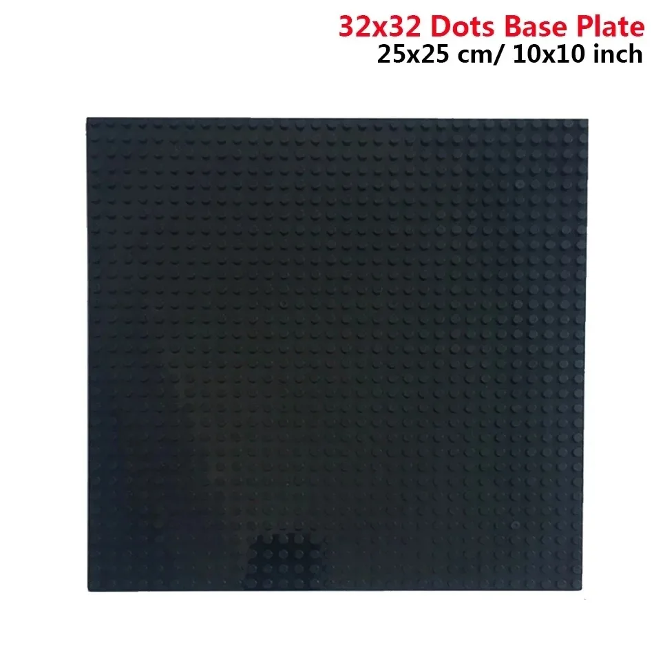 Blocos de Construção Clássicos Placa Base DIY Tijolos de Tamanho Pequeno, Peças Baseplate para Figuras da Cidade, Brinquedos para Crianças 32x32 Pontos 32x16 Pontos