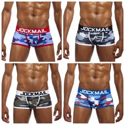 Jockmail Ropa Interior for Hombre Caliente Boxers Camouflage Nylon Slip Quick-drying Sports Lingeriefrom 18 for Men Panties Lot