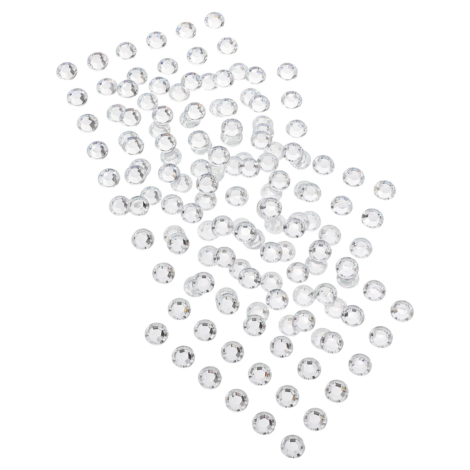 

250pcs Children Crystal Diamond Stickers 10mm Round Rhinestones DIY Craft Gemstones Hair Festival Body Jewels Plastic