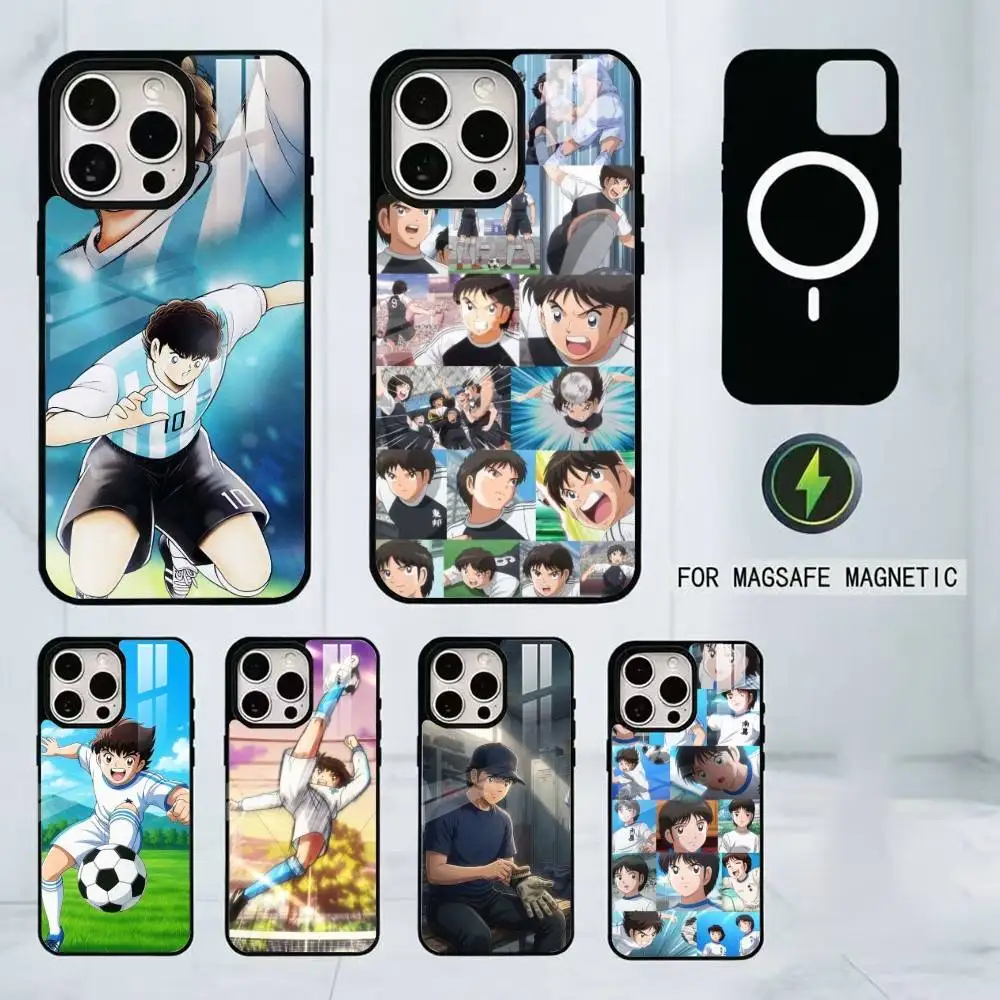 

Anime C-captain T-tsubasa Phone Case For iPhone17,16,15,14,13,12,11 Plus,Pro Magnetic with Magsafe Wireless Charging