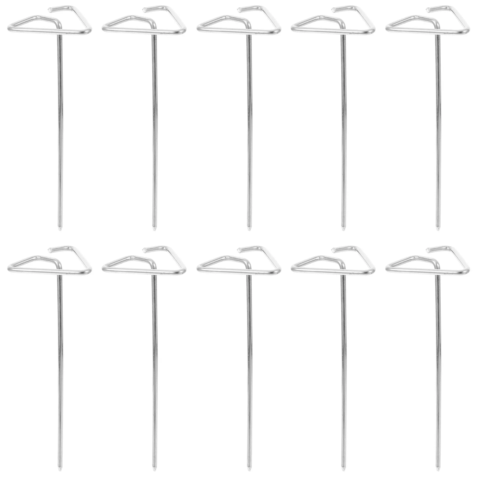 

10Pcs Stainless Steel Vertical Bbq Skewers Standing Skewers for Grilling Meat Vegetable Bbq Grill Accessories Grill Accessories